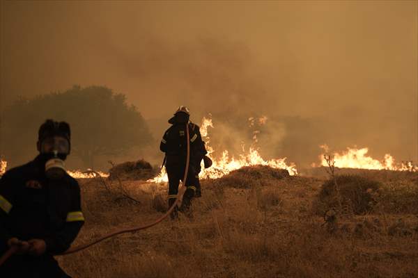 Wildfire in Greece​​​​​​​