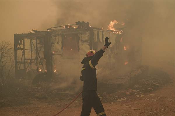 Wildfire in Greece​​​​​​​