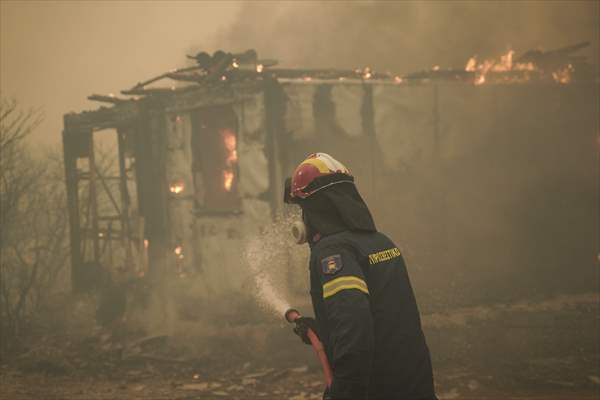 Wildfire in Greece​​​​​​​