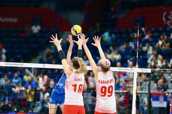 Serbia v Turkey - CEV Women's European Volleyball Championship semi-final
