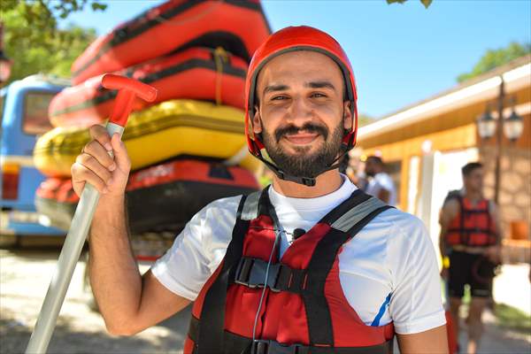"Munzur Çayı" rafting tutkunları için çekim alanı oldu