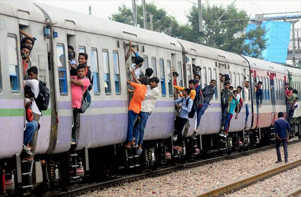 Railway stations in India during pandemic