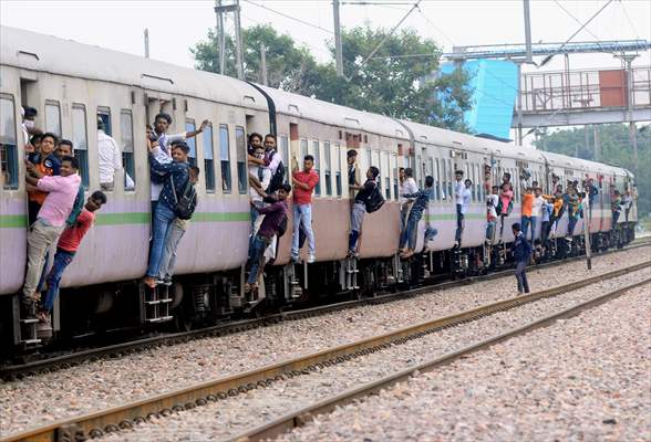 Railway stations in India during pandemic