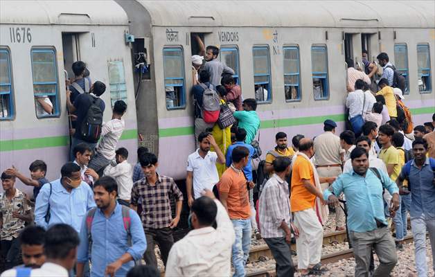 Railway stations in India during pandemic