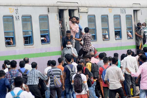 Railway stations in India during pandemic