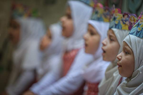 Kindergarten run by a mother who lost her children and husband in Syria