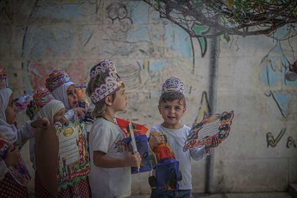 Kindergarten run by a mother who lost her children and husband in Syria