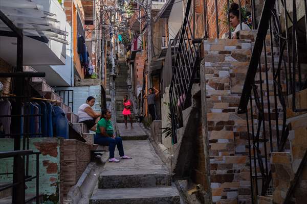 Pablo Escobar neighborhood in Medellin, Colombia