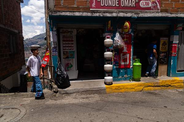 Pablo Escobar neighborhood in Medellin, Colombia