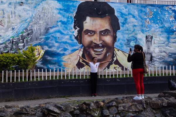 Pablo Escobar neighborhood in Medellin, Colombia