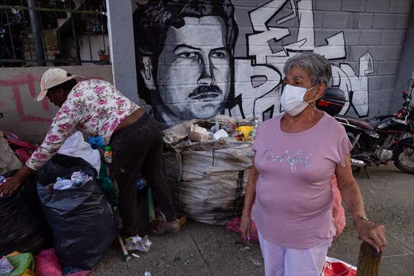 Pablo Escobar neighborhood in Medellin, Colombia