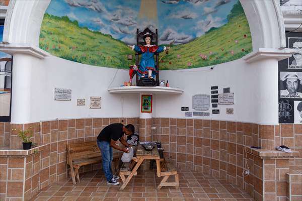 Pablo Escobar neighborhood in Medellin, Colombia