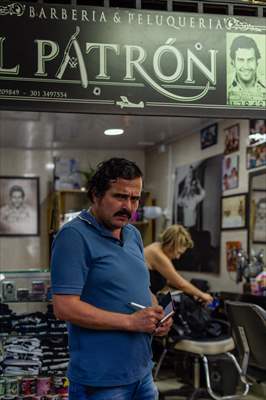 Pablo Escobar neighborhood in Medellin, Colombia