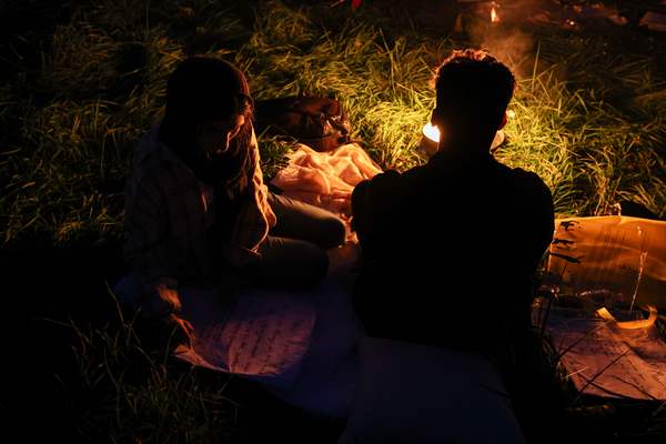 Sky lantern lights festival