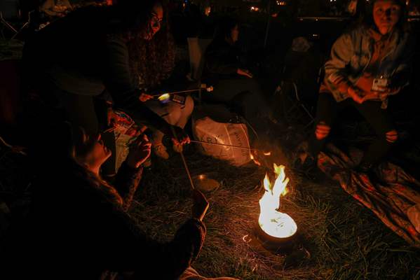 Sky lantern lights festival