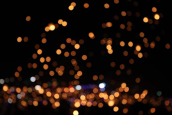 Sky lantern lights festival