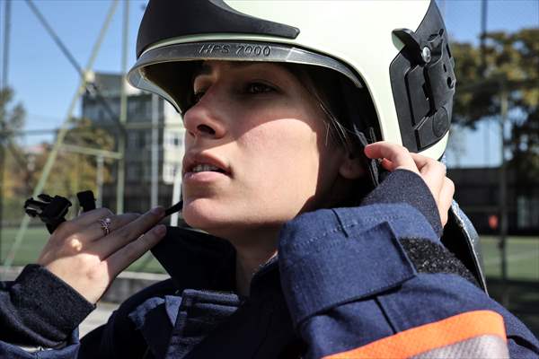 Female firefighters of Ankara Fire Department