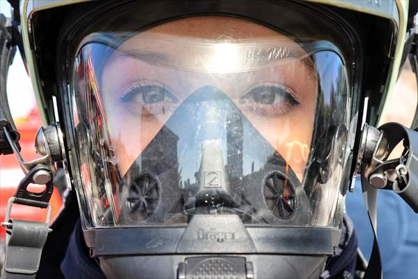 Female firefighters of Ankara Fire Department