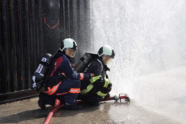 Female firefighters of Ankara Fire Department