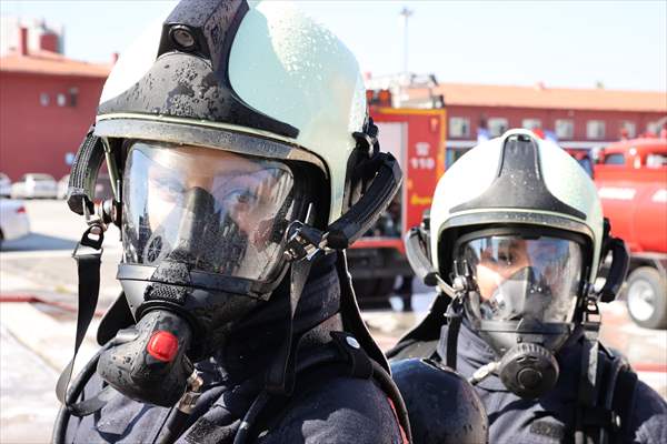 Female firefighters of Ankara Fire Department