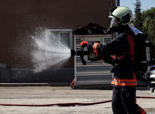 Female firefighters of Ankara Fire Department