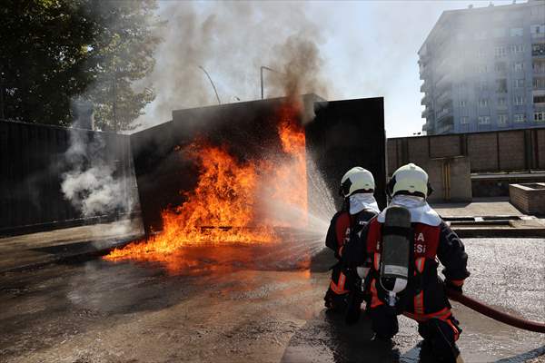 Female firefighters of Ankara Fire Department