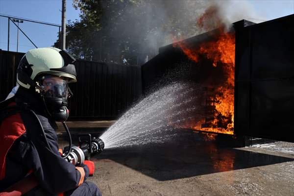 Female firefighters of Ankara Fire Department