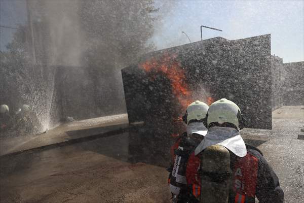 Female firefighters of Ankara Fire Department