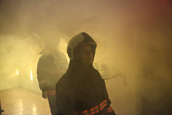 Female firefighters of Ankara Fire Department