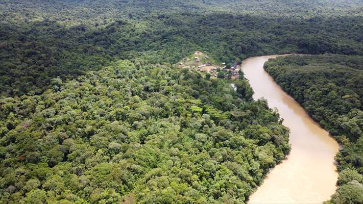 Colombia: Embera Dobida indigenous daily life at the jungle in Choco department