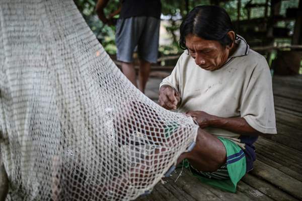 Colombia: Embera Dobida indigenous daily life at the jungle in Choco department
