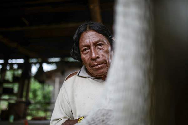 Colombia: Embera Dobida indigenous daily life at the jungle in Choco department