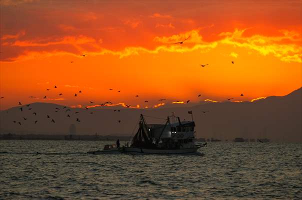 Sunrise in Turkey's Izmir