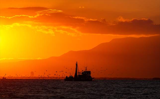 Sunrise in Turkey's Izmir