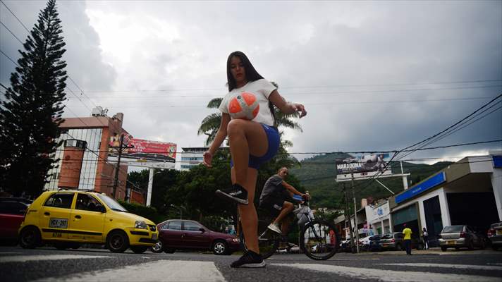 Maria Jose pay university bill with freestyle football