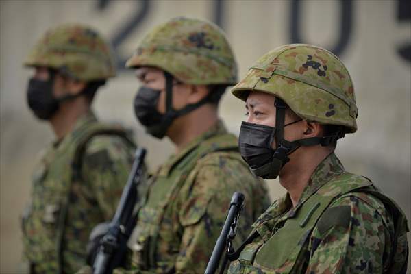 Japan's Self-Defense Forces conduct an amphibious operation in the south of Japan