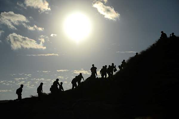 Japan's Self-Defense Forces conduct an amphibious operation in the south of Japan