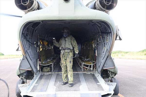 Japan's Self-Defense Forces conduct an amphibious operation in the south of Japan