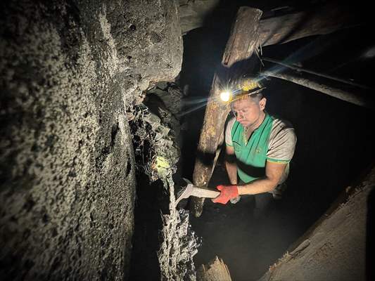 Miners in Turkey's Zonguldak