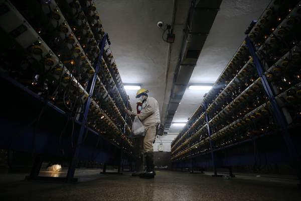 Miners in Turkey's Zonguldak