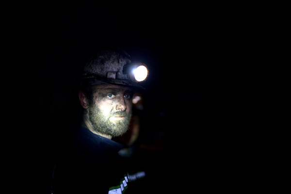 Miners in Turkey's Zonguldak