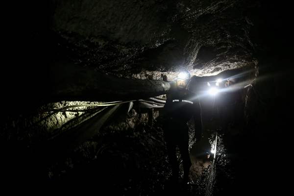 Miners in Turkey's Zonguldak