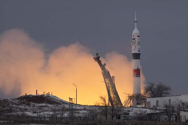 Soyuz MS-20 spacecraft launched from Baikonur Cosmodrome