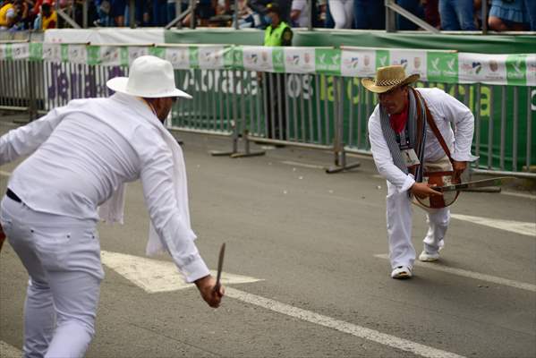 Vintage car parade at the Cali Fair in Colombia