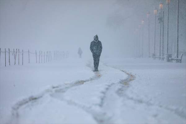 Winter storm in Washington DC