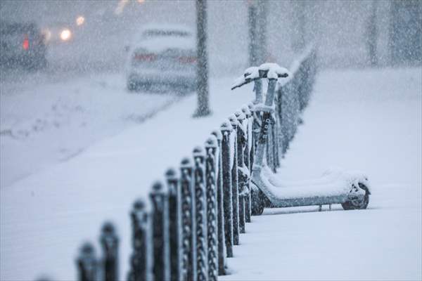 Winter storm in Washington DC