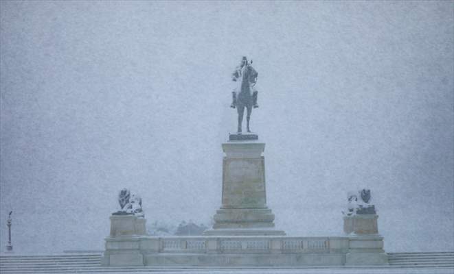 Winter storm in Washington DC