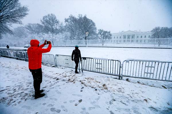 Winter storm in Washington DC