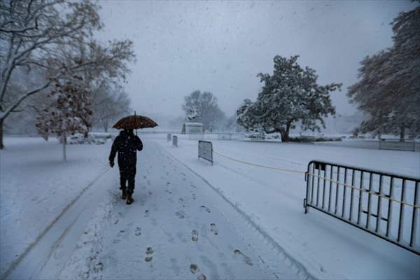 Winter storm in Washington DC