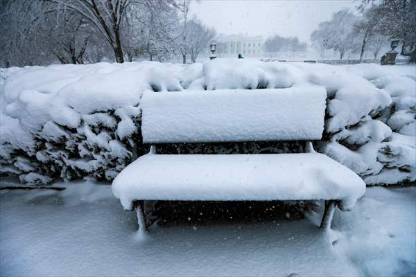 Winter storm in Washington DC